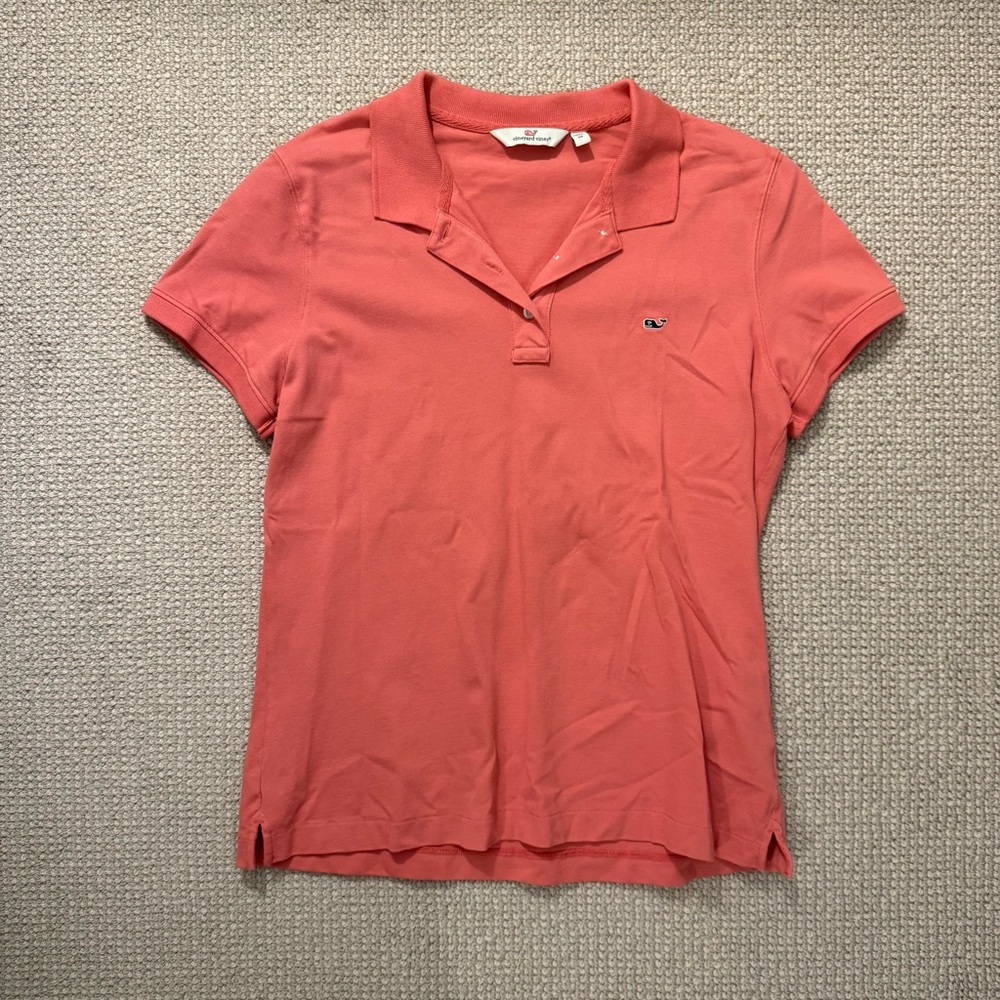 Vineyard Vines Coral Polo Shirt